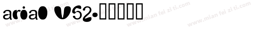 arial V52字体转换